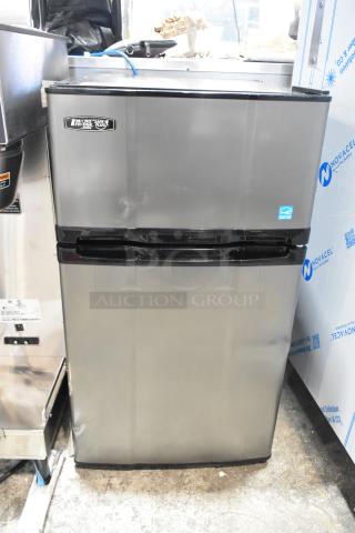 Micro Fridge 3.1MF7RS Mini Cooler with Freezer, 115V, 1 Phase, stainless steel, good condition.