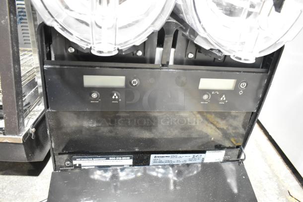 Brand new Stoelting SCBF128-37 frozen beverage machine, 2.6 gal capacity, 115V, intact controls, labels visible.