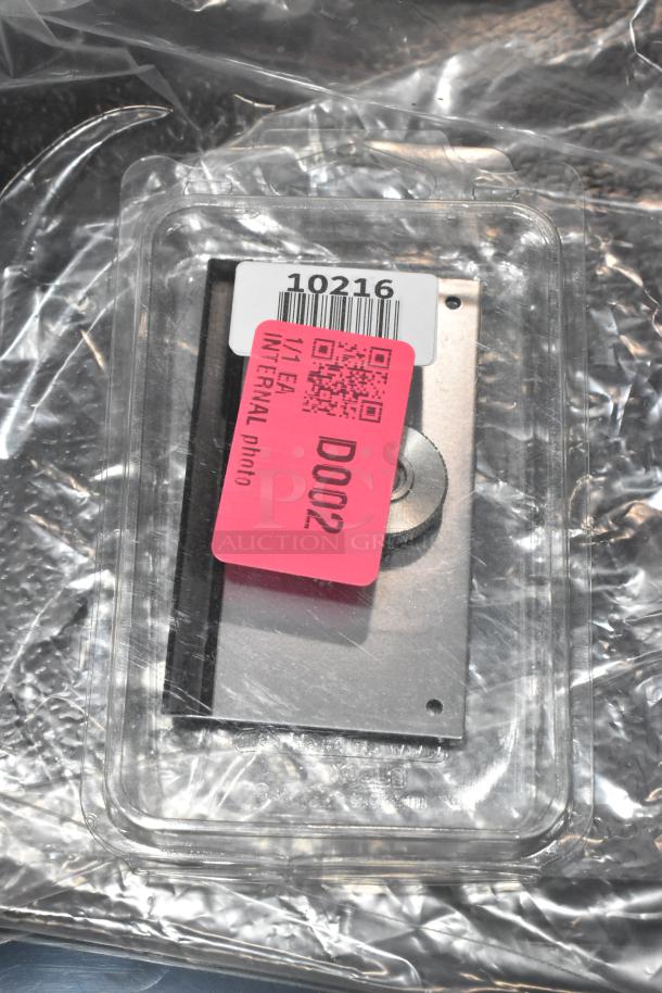 Bron Coucke 10216 flat cutting blade, brand new in crate, sealed in packaging, labeled with product code.