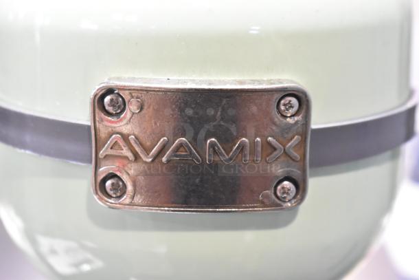 BRAND NEW Avamix 928RDM1SF Retro Seafoam Drink Mixer, 120V, single spindle; slight scratches, metal label visible.