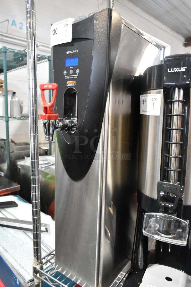 BRAND NEW Bunn H5X 43600.0002 hot water dispenser, 5-gallon, stainless steel, 208V, 1 phase, scratch and dent condition.