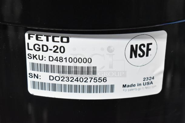 Fetco LGD-20 Luxus 2 Gallon Stainless Steel Coffee Dispenser, scratch and dent, NSF certified, Made in USA, SKU: D481000000.