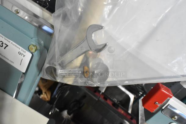 2025 Galaxy PFS-350 Metal Foot-Operated Impulse Bag Sealer, new with scratch and dent, includes timer. 110V, 1 phase.