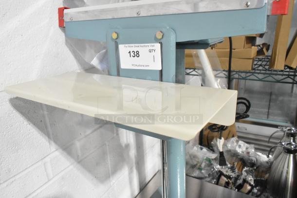 Brand new 2025 Galaxy PFS-450 metal foot-operated impulse bag sealer with timer, 110V, 1 phase, slight cosmetic dents.