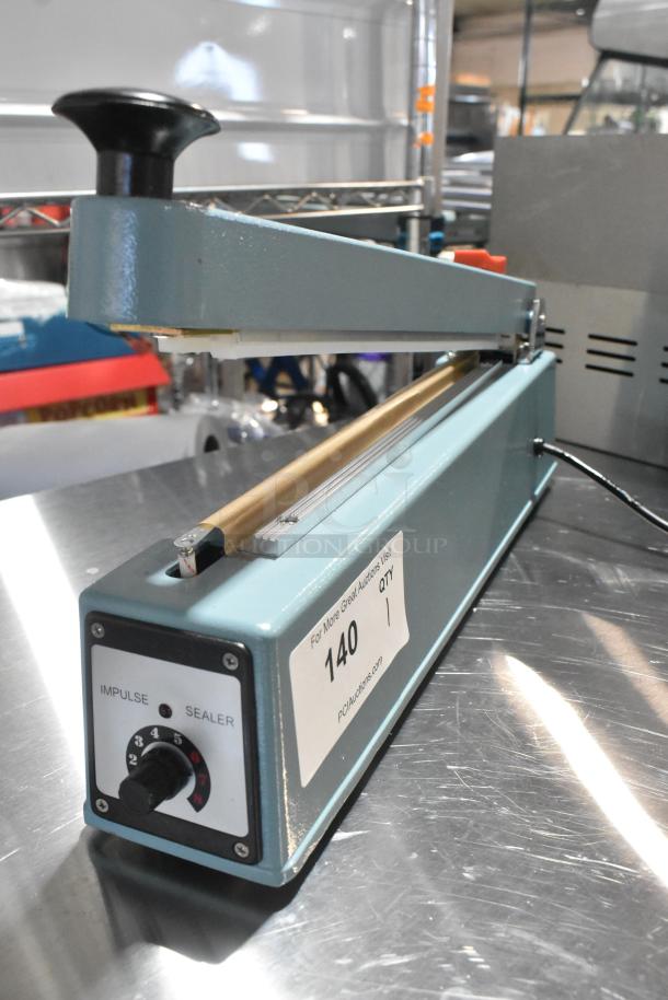 BRAND NEW 2025 Galaxy FS-300M 12" Impulse Heat Bag Sealer, scratch and dent, with cutter and timer, 110V, 1 Phase.