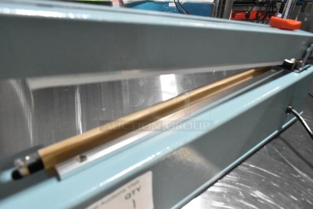 BRAND NEW SCRATCH AND DENT 2025 Galaxy FS-300M 12" impulse heat sealer with cutter, 110V, 1 phase, visible scratch.