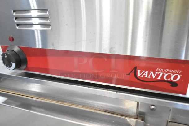 Avantco 177FW200D dual well electric food warmer, new with scratches. Features thermostatic controls, 120V, 1 phase.