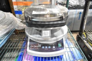 BRAND NEW 2024 Waring XPress WSC300 Dual-Surface Non-Stick Electric Cooktop, aluminum, 120V, minor cosmetic imperfections.
