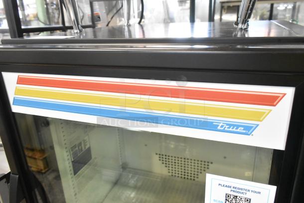 BRAND NEW True GDM-07F-HC merchandiser freezer, black glass door, LED lighting, 115V, 1 Phase, scratch and dent condition.