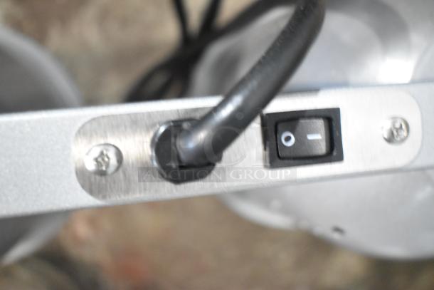 Brand new ServIt 423BLS4 heat lamp switch detail, 120 volts, 1 phase, minor scratches visible.