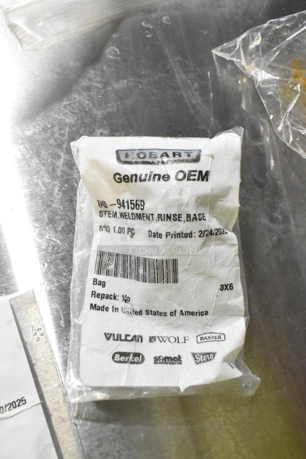 Hobart Genuine OEM Stem Weldment Rinse Base, part 00-941569, brand new in packaging. Made in USA.