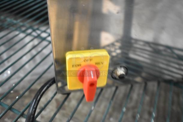 BRAND NEW Vollrath MIN0012 meat grinder control panel, showing red switch with "FOR," "OFF," "REV" labels.