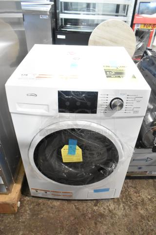 Brand new KoolMore FLC-3CWH 2.7 cu. ft. washer & dryer combo in white, 120V, 1 phase; labeled as scratch and dent.