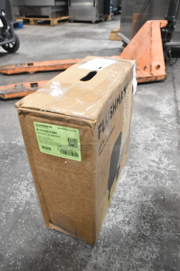 Brand new Flushmate M-101526-F3BK 503 Series 1.6 GPF replacement system in original packaging with tags, minor box damage.