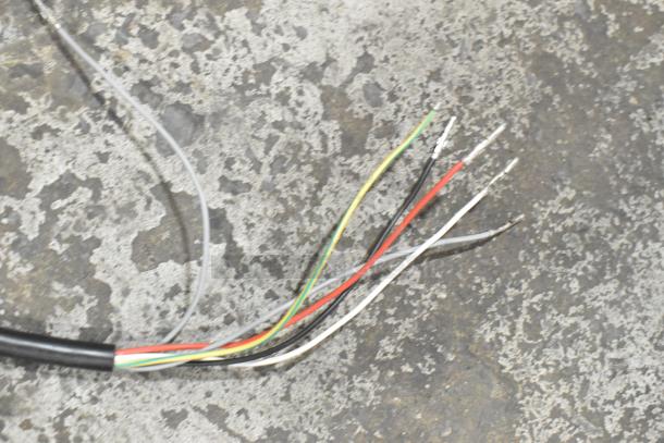 New Nidec 2799 1573 Motor, 115-120V, 1 Phase. Scratch and dent condition. Multiple exposed wires visible.