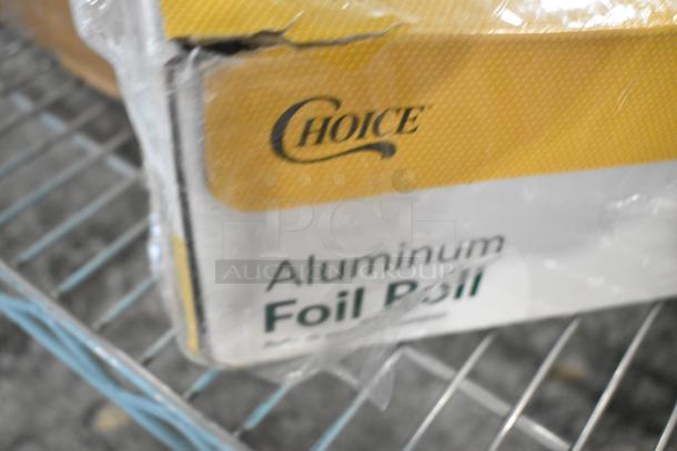BRAND NEW Choice 18"x1000' Aluminum Foil Roll, scratch and dent packaging, food service grade, model 12218X1ST.