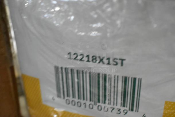 BRAND NEW SCRATCH AND DENT! Choice 12218X1ST aluminum foil roll, 18" x 1000'. Label and barcode visible.