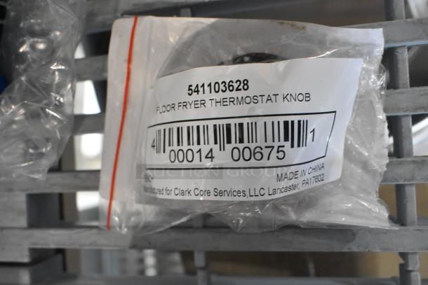 Brand new MainStreet Equipment 541103628 thermostat knob for floor fryers, in original packaging with barcode label.