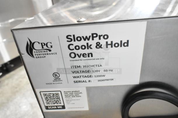 BRAND NEW SCRATCH AND DENT 2024 Cooking Performance Group SlowPro CHCT1A Cook and Hold Oven, 120V, 1 Phase.