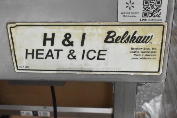 Belshaw H&I-4 Stainless Steel Heat and Ice Station, 208V, 1 Phase, with visible manufacturer label.