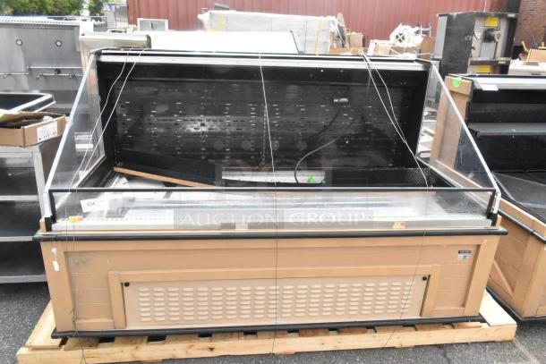 Killion metal commercial Grab N Go merchandiser, 208/230V, 1 phase, clear front, tan paneling, used condition.