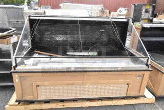 Killion metal commercial Grab N Go merchandiser, 208/230V, 1 phase, clear front, tan paneling, used condition.