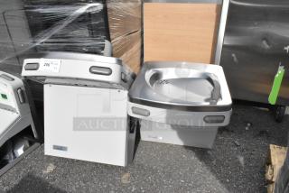 Oasis PG8ACSL-SK310 Versacooler II, greystone, bi-level drinking fountain. Brand new, scratch and dent. 115V, 1 phase.