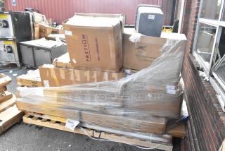 20 BRAND NEW SCRATCH AND DENT! Items Including Sink, Work Table and Over Shelf. See Description for Details. 20 Times Your Bid! - Item #1212392