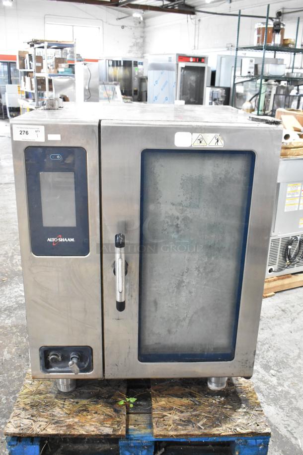 2018 Alto Shaam CTP10-10E stainless steel combi convection oven, electric, 208/240V, 3-phase, good condition.
