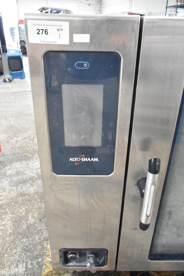 2018 Alto Shaam CTP10-10E stainless steel combi convection oven, electric, 208/240V, 3 phase, touchscreen control.