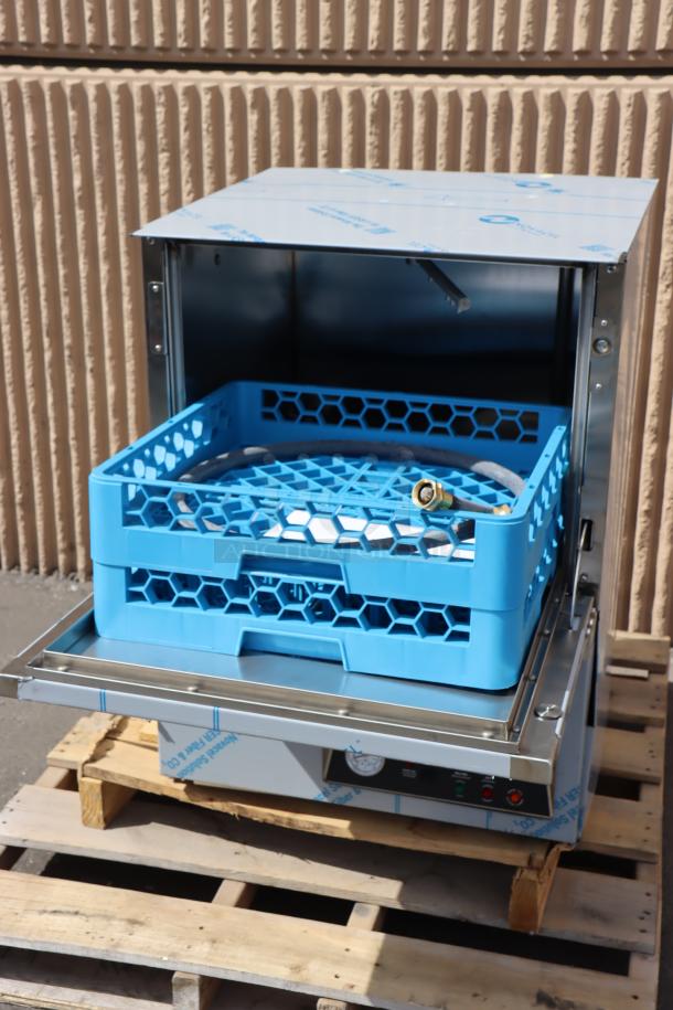 Noble Warewashing WAREFORCE UL-30 undercounter dishwasher, 115V, 13.2A, 1 Phase, 24 racks/hr, minor scratches visible.