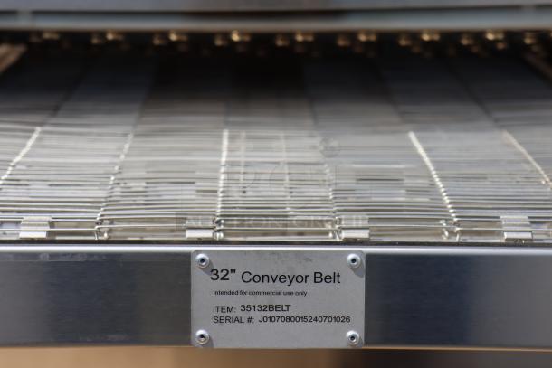 BRAND NEW Cooking Performance Group 351ICOEVD Ventless Impinger Oven, 32" belt, minor dents, slight conveyor bend, serial J0107080013241115012.