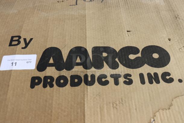 Aarco 36" x 60" mahogany frame black chalkboard. Packaging damaged, board has scuffs/scratches. Model OC3660NTM.
