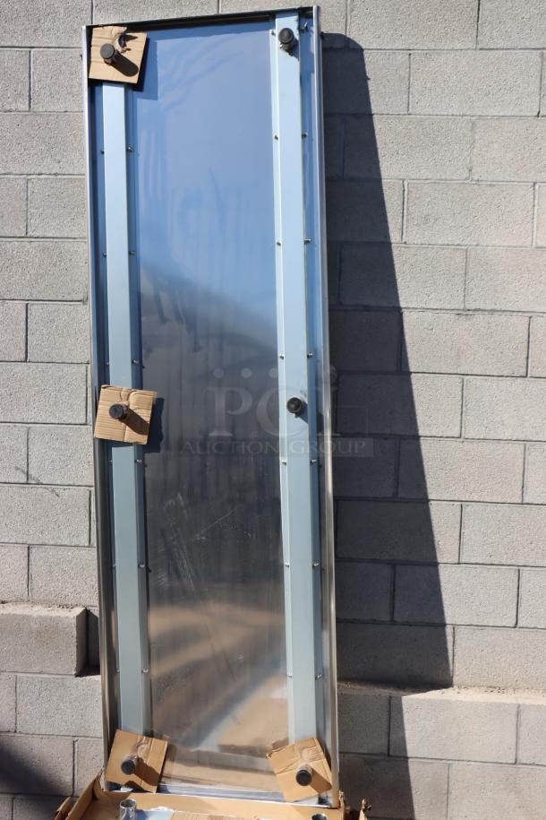 Advance Tabco TT-308-X 30" x 96" stainless steel work table with galvanized undershelf, brand new, minor scratches.