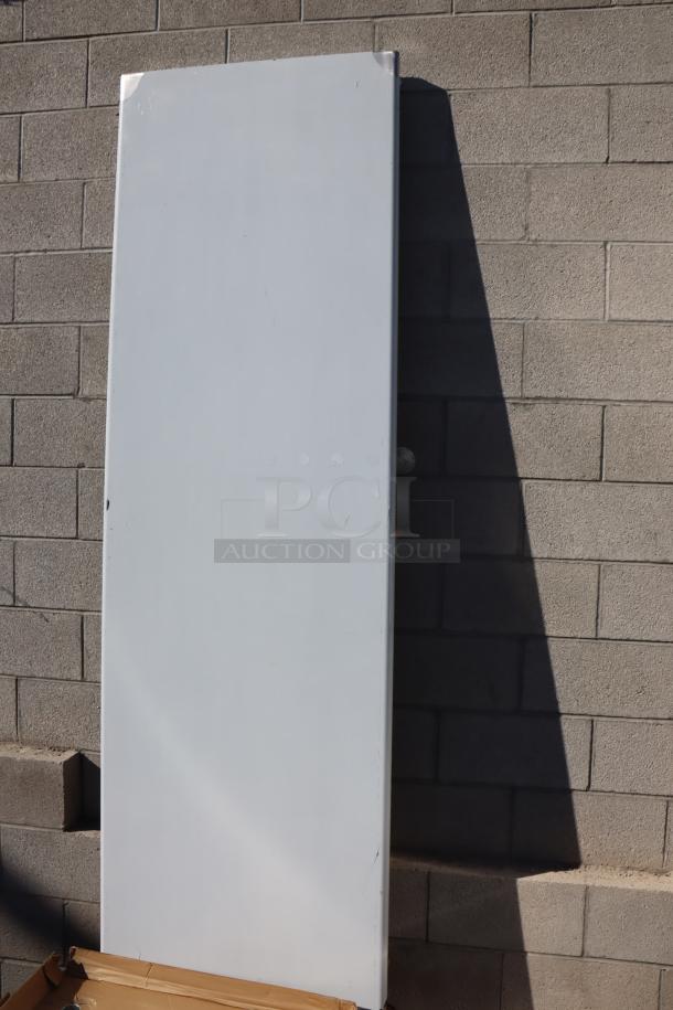 Advance Tabco TT-308X stainless steel work table, 30" x 96", with galvanized undershelf, new with minor imperfections.