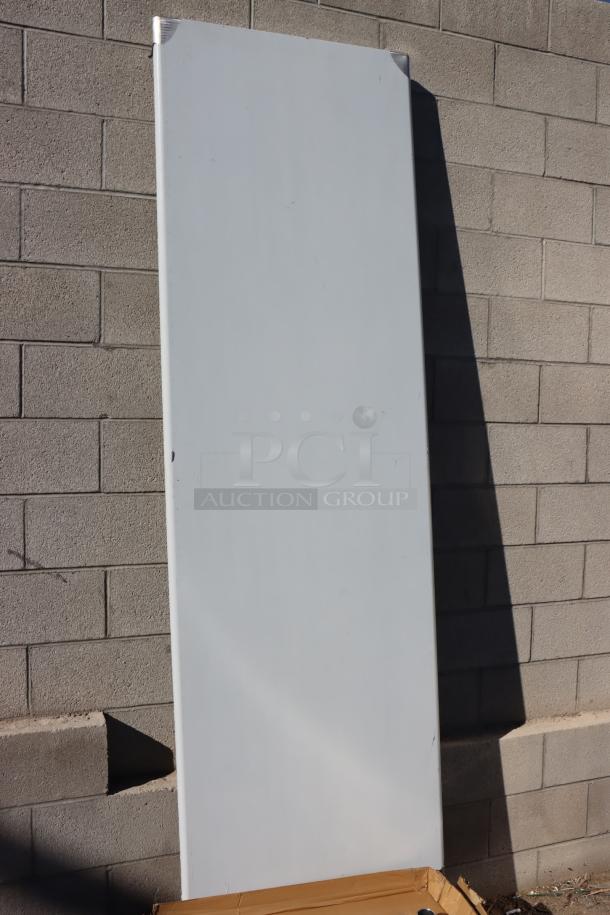 Advance Tabco TT-308-X 30"x96" stainless steel work table with galvanized undershelf, minor scratches, no packaging.