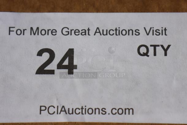Label showing "For More Great Auctions Visit PCIauctions.com." Quantity: 24.