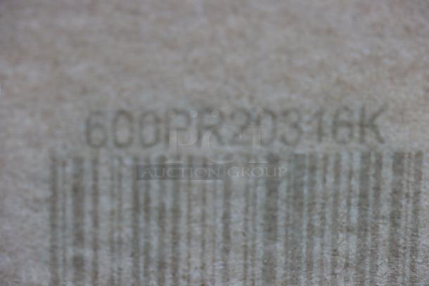 Close-up of Regency 600PR20316K model number on packaging. Packaging is affected by rain but item is brand new.