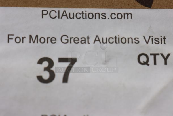 Label on packaging with "PCIAuctions.com" and "For More Great Auctions Visit," indicating auction item number 37.