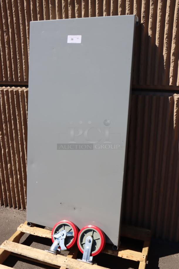 BRAND NEW Lavex Pro 600PFT3060HD steel platform truck, 30"x60", missing 2 wheels, potentially missing small parts.