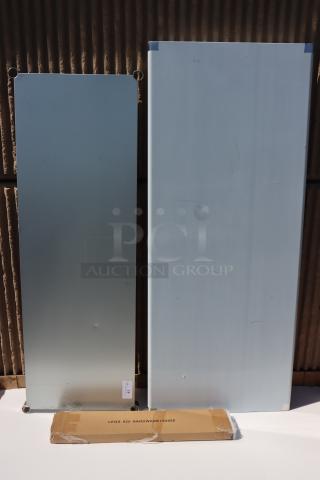 Brand new Steelton 522ETSG3072 30"x72" 18-gauge stainless steel work table with undershelf, minor scratches visible.