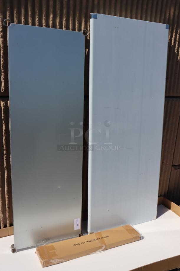 BRAND NEW SCRATCH-N-DENT Steelton 522ETSG3072, 30"x72" 18-gauge 430 stainless steel work table with undershelf, includes legs and hardware.