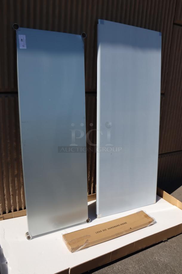 Brand new Steelton 522ETSG3072 stainless steel work table with undershelf. 30x72 inches, 18-gauge, scratch-n-dent, in box.