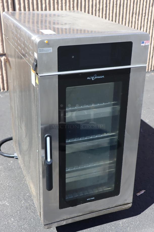 Alto-Shaam VMC-H4H Vector H Series oven in perfect working order, stainless steel, 3-phase, 60Hz, serial 3656073.