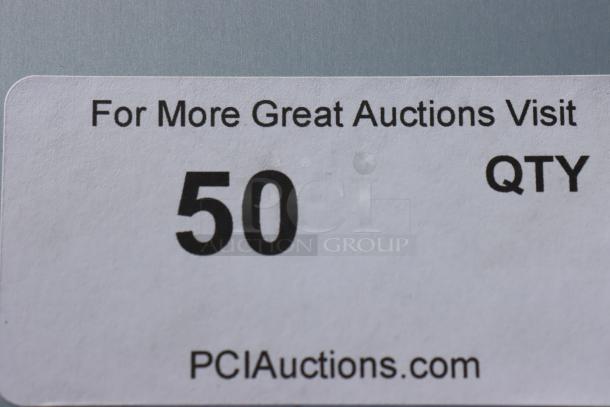 BRAND NEW Curtron SPD30AL-S3684CLARK aluminum traffic door, 36"x84", with small scratches. Auction tag showing "50 QTY".