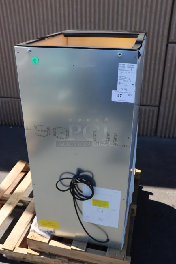 Brand new Avantco HBN120-22 hotel ice dispenser, 22" wide, 120 lb capacity, 115V, minor scratches, out of packaging.