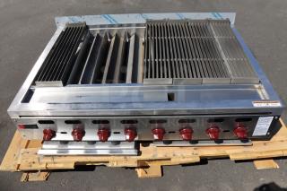BRAND NEW Wolf by Vulcan ACB47-NAT Gas Charbroiler, 136,000 BTU, 47", missing grates, serial 650245844.