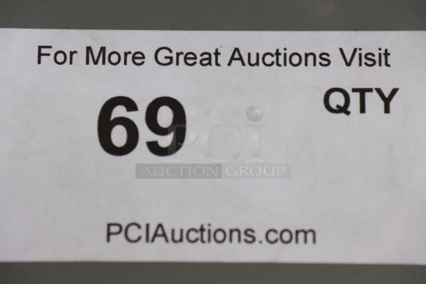 Auction tag showing quantity 69 with a website link at PCIauctions.com.