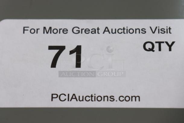 Auction label showing "71" and website PCIauctions.com for more details.