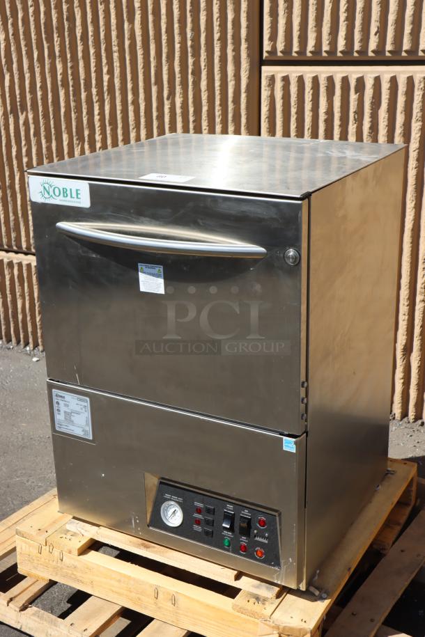 Brand new Noble Warewashing WAREFORCE UL-30 undercounter dishwasher with built-in chemical pumps, 115V, 13.2 Amps, 1 Phase.